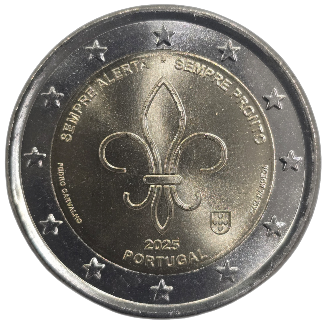 2 euros conmemorativa Movimiento Scout